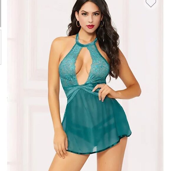 SEVEN 'TIL MIDNIGHT OPEN KEYHOLE BABYDOLL Xs - Picture 1 of 10